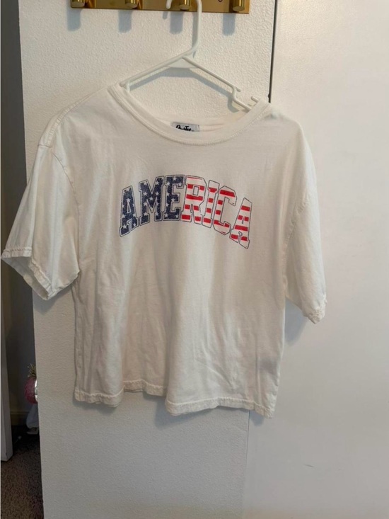 Tops - America Graphic Tee - White
